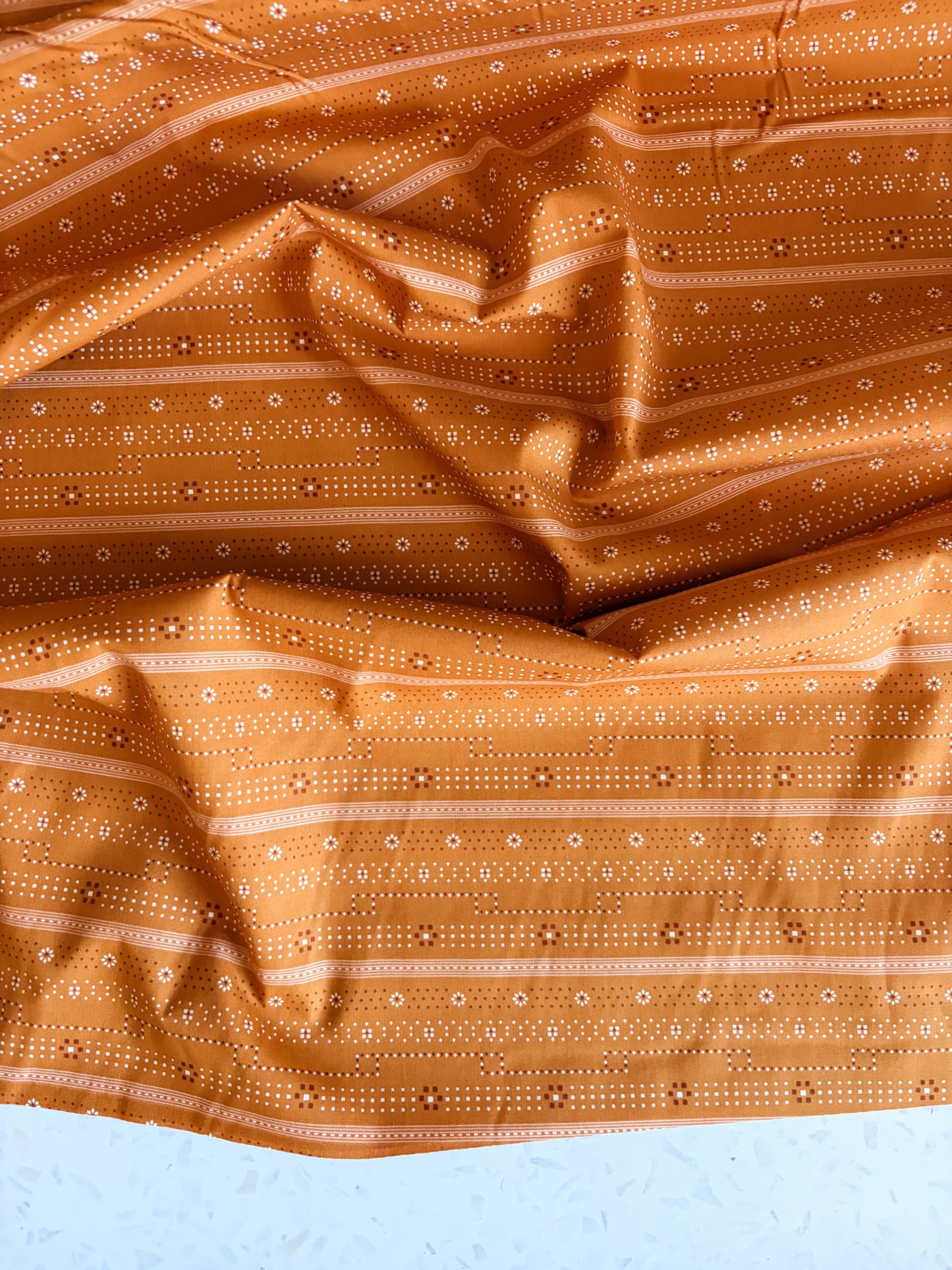 Amber Bandana Bound 2.5" Binding Fabric in Amber