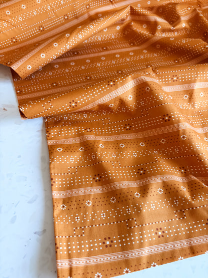 Amber Bandana Bound 2.5" Binding Fabric in Amber