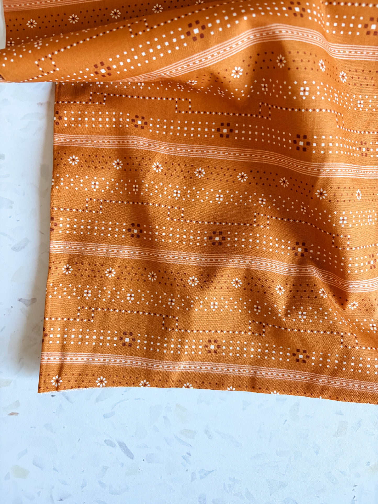 Amber Bandana Bound 2.5" Binding Fabric in Amber