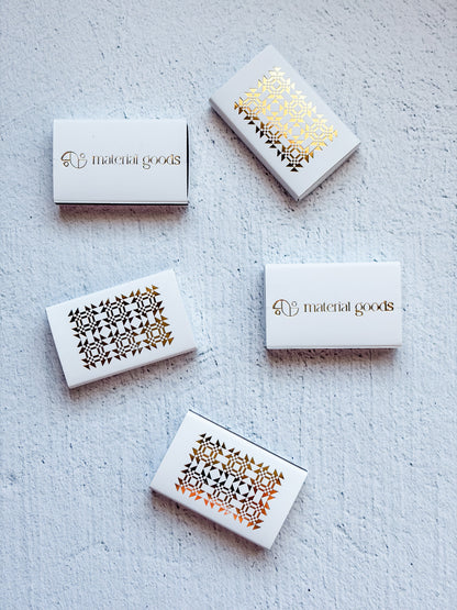 Material Goods Quilty Matchboxes