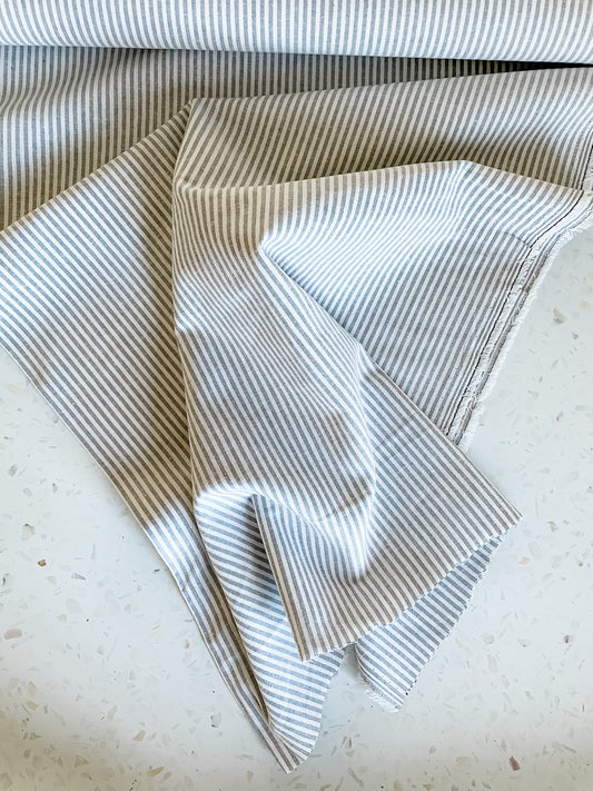 Yarn Dyed Classic Wovens – Steel Stripe