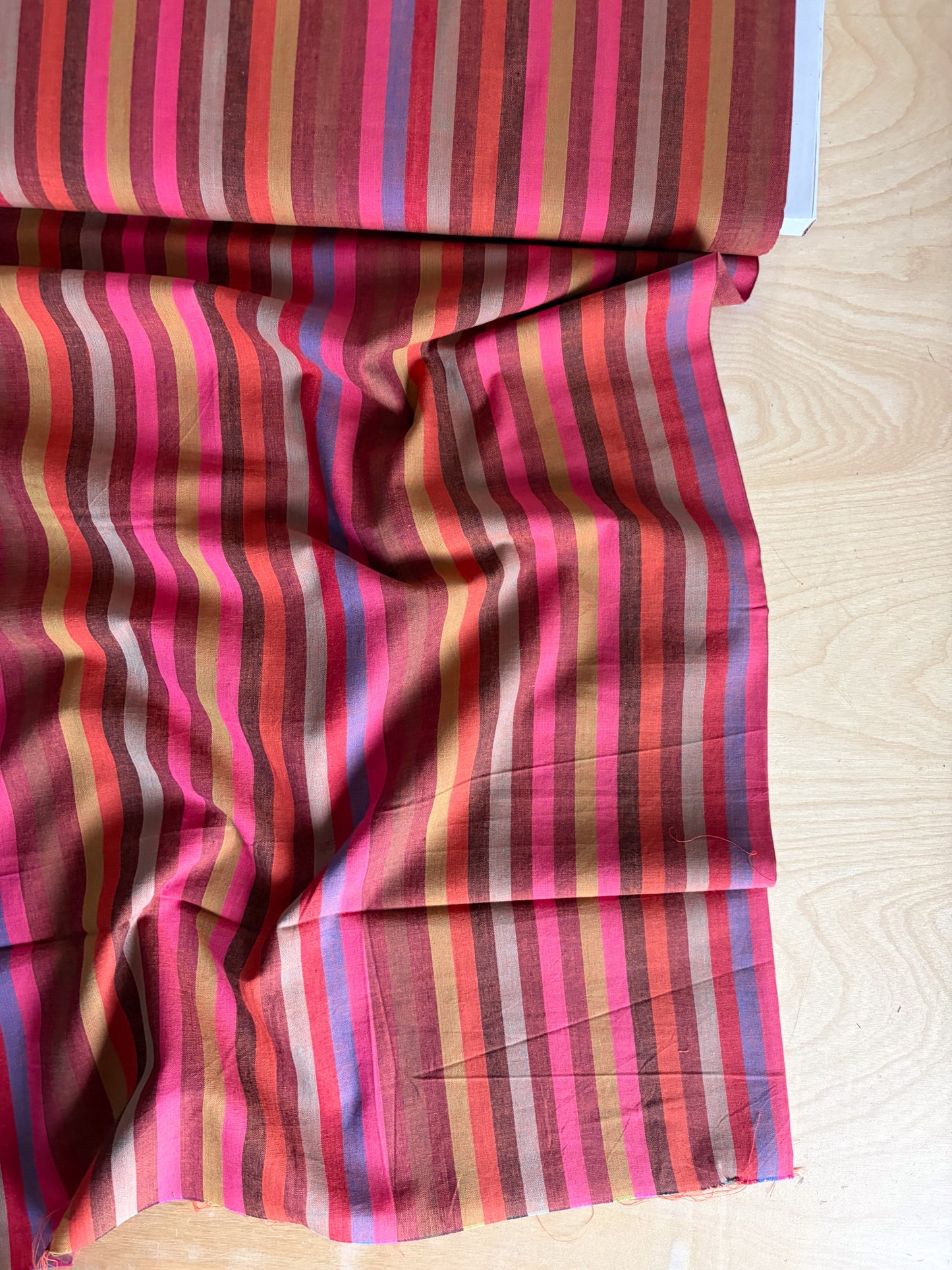 Kaffe Fassett Woven Stripes – Narrow Stripe in Tomato