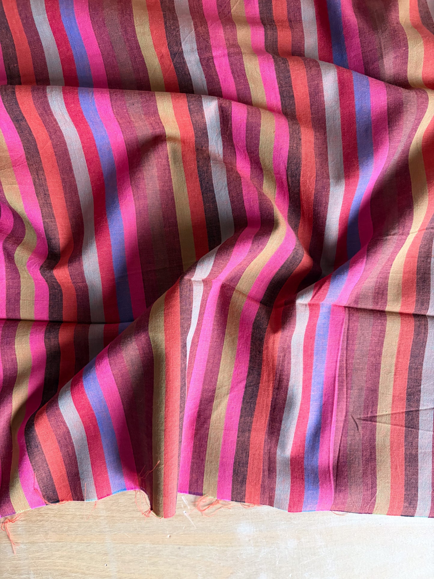 Kaffe Fassett Woven Stripes – Narrow Stripe in Tomato