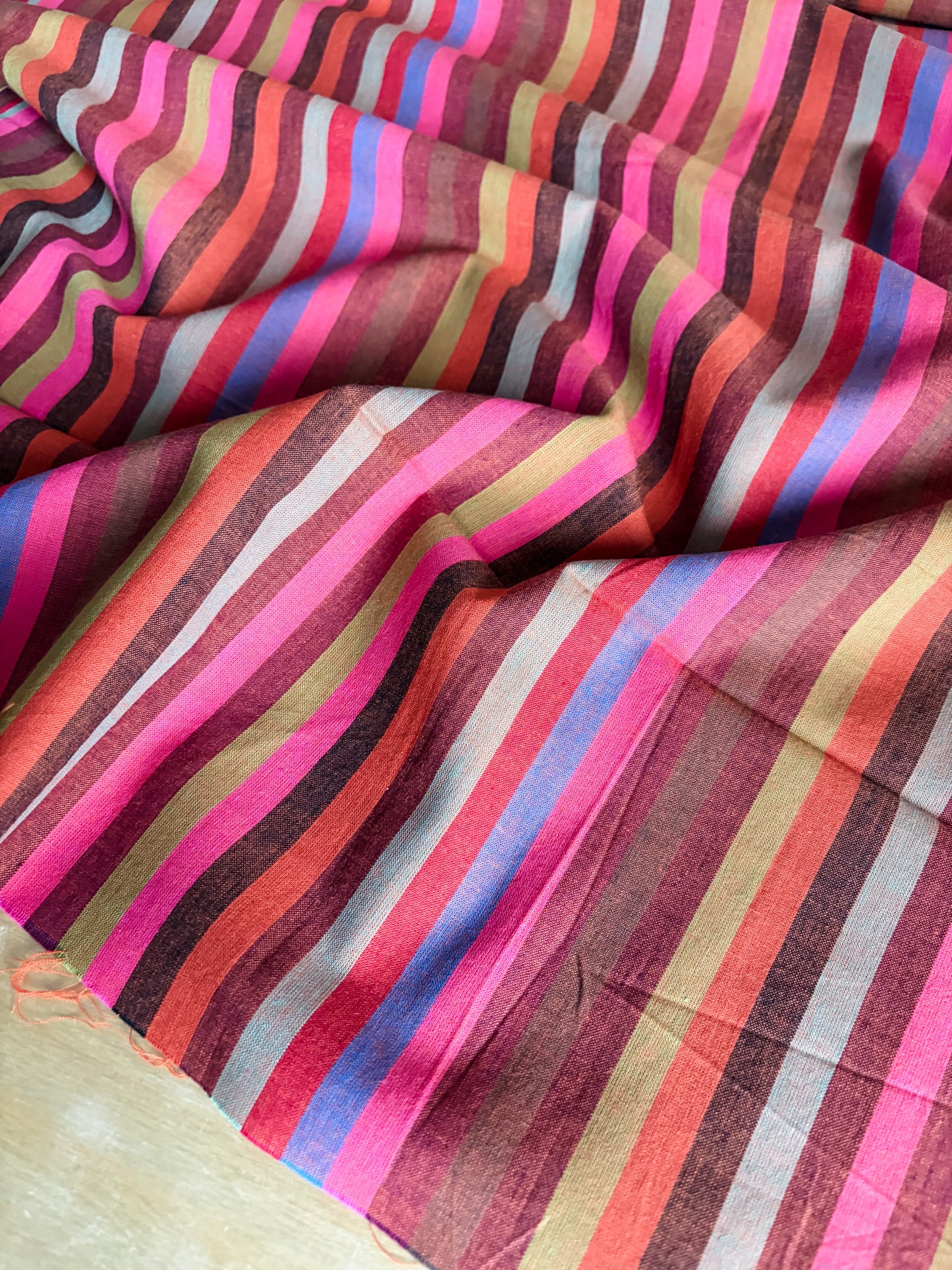 Kaffe Fassett Woven Stripes – Narrow Stripe in Tomato