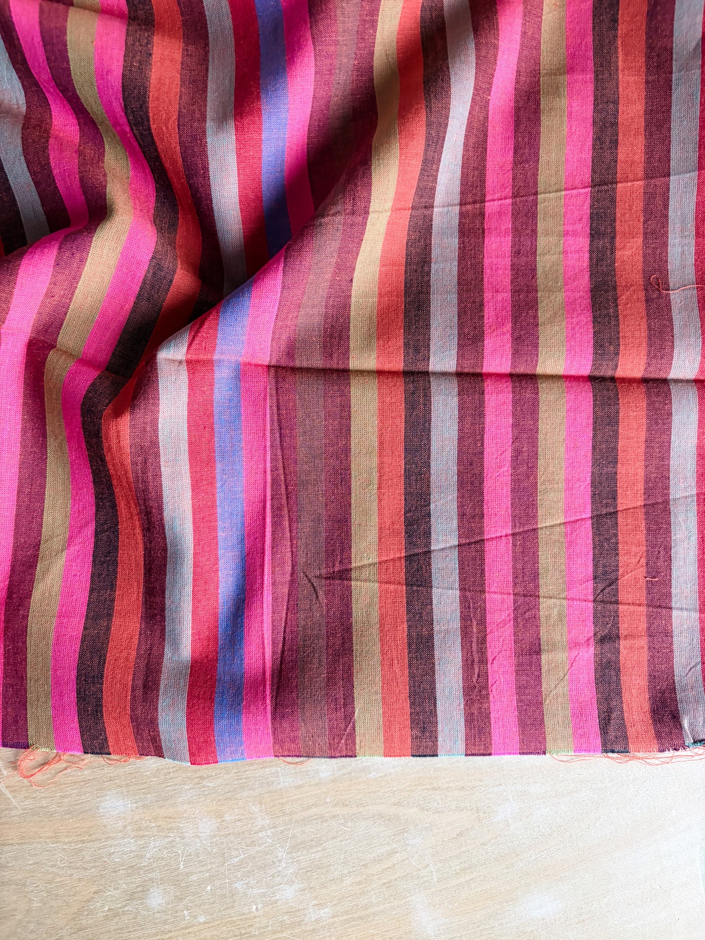 Kaffe Fassett Woven Stripes – Narrow Stripe in Tomato