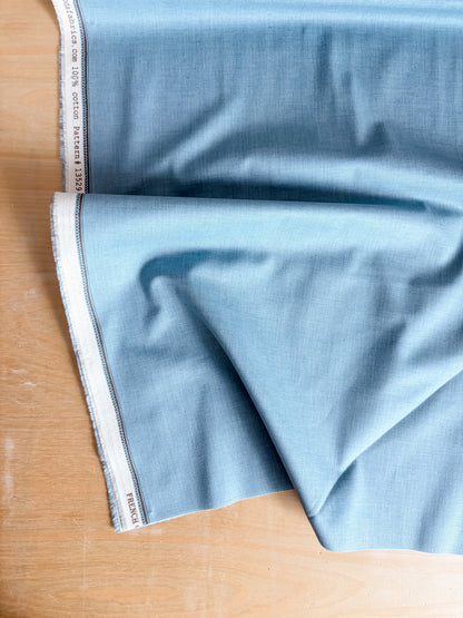 French General Quilting Cotton Solids in French Blue
