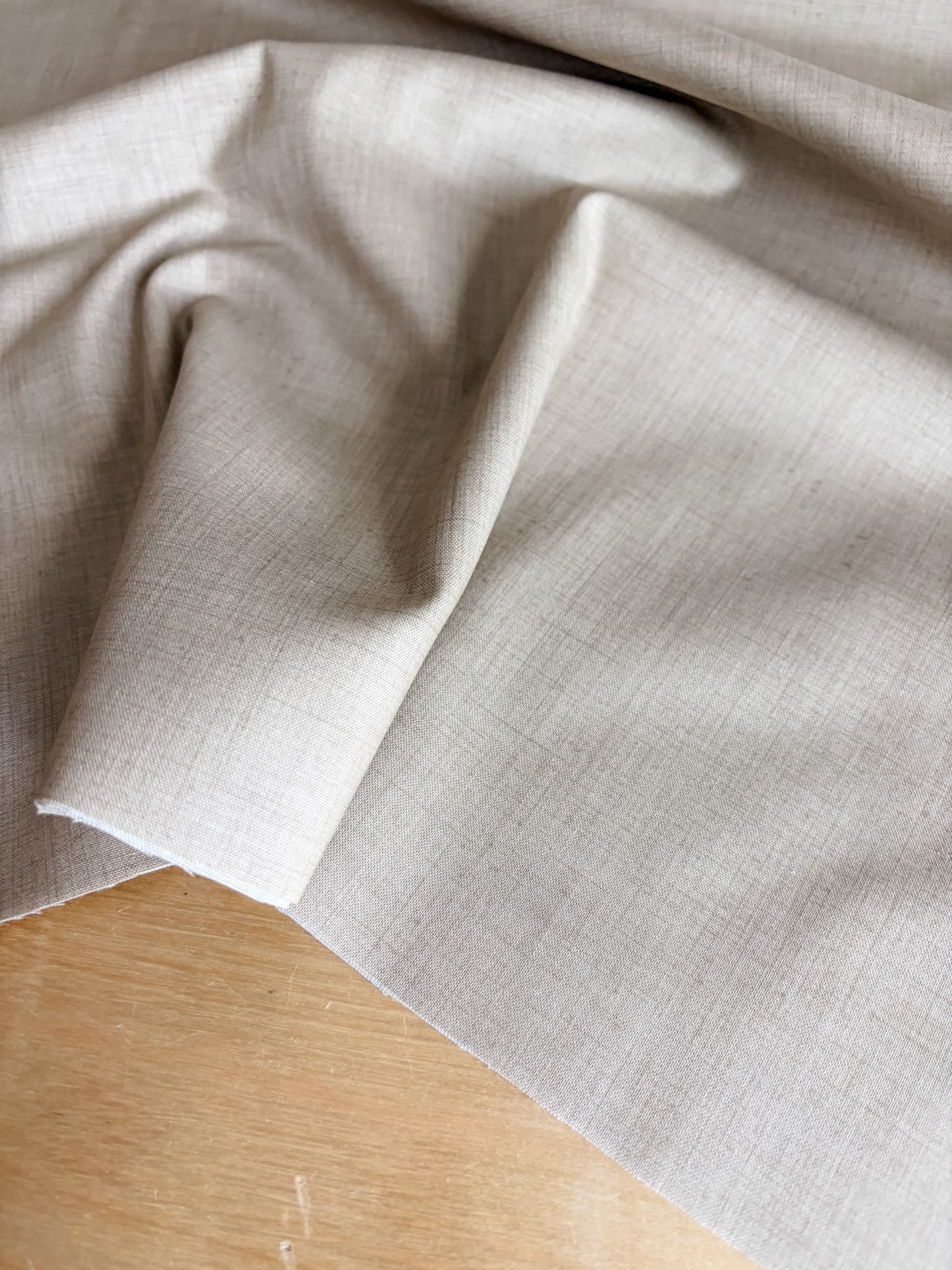 French General Quilting Cotton Solids in Oyster