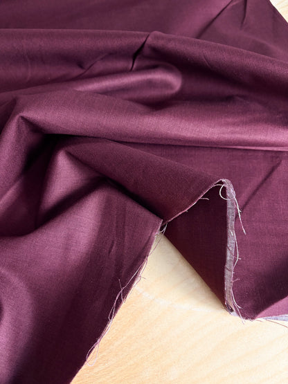 French General Quilting Cotton Solids in Bordeaux