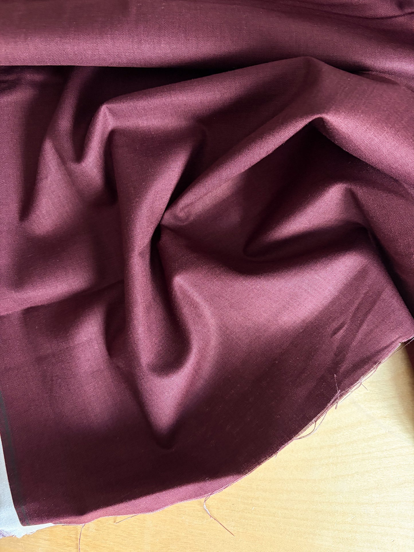 French General Quilting Cotton Solids in Bordeaux