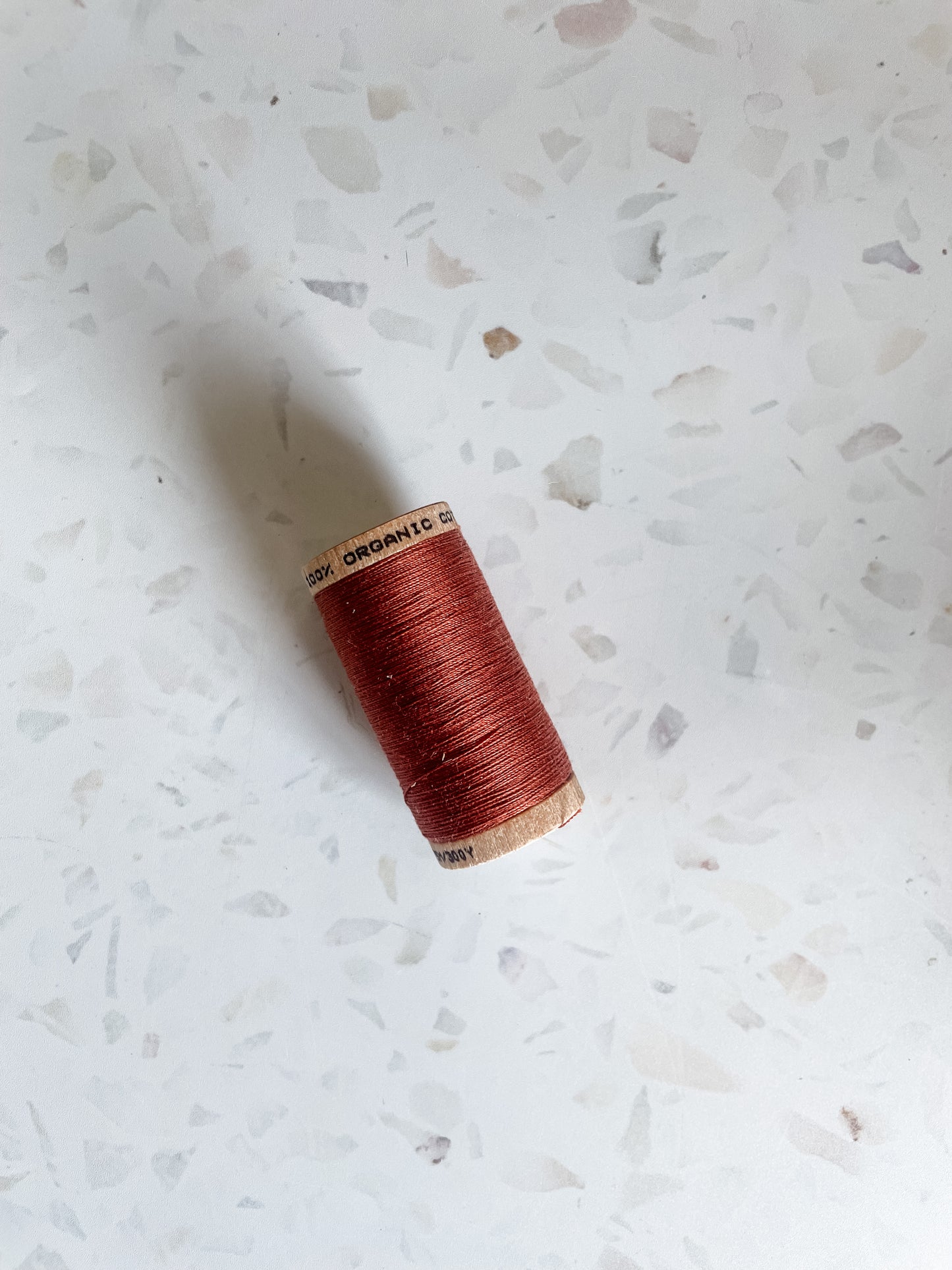 Organic 30wt Cotton Thread – Baked Clay