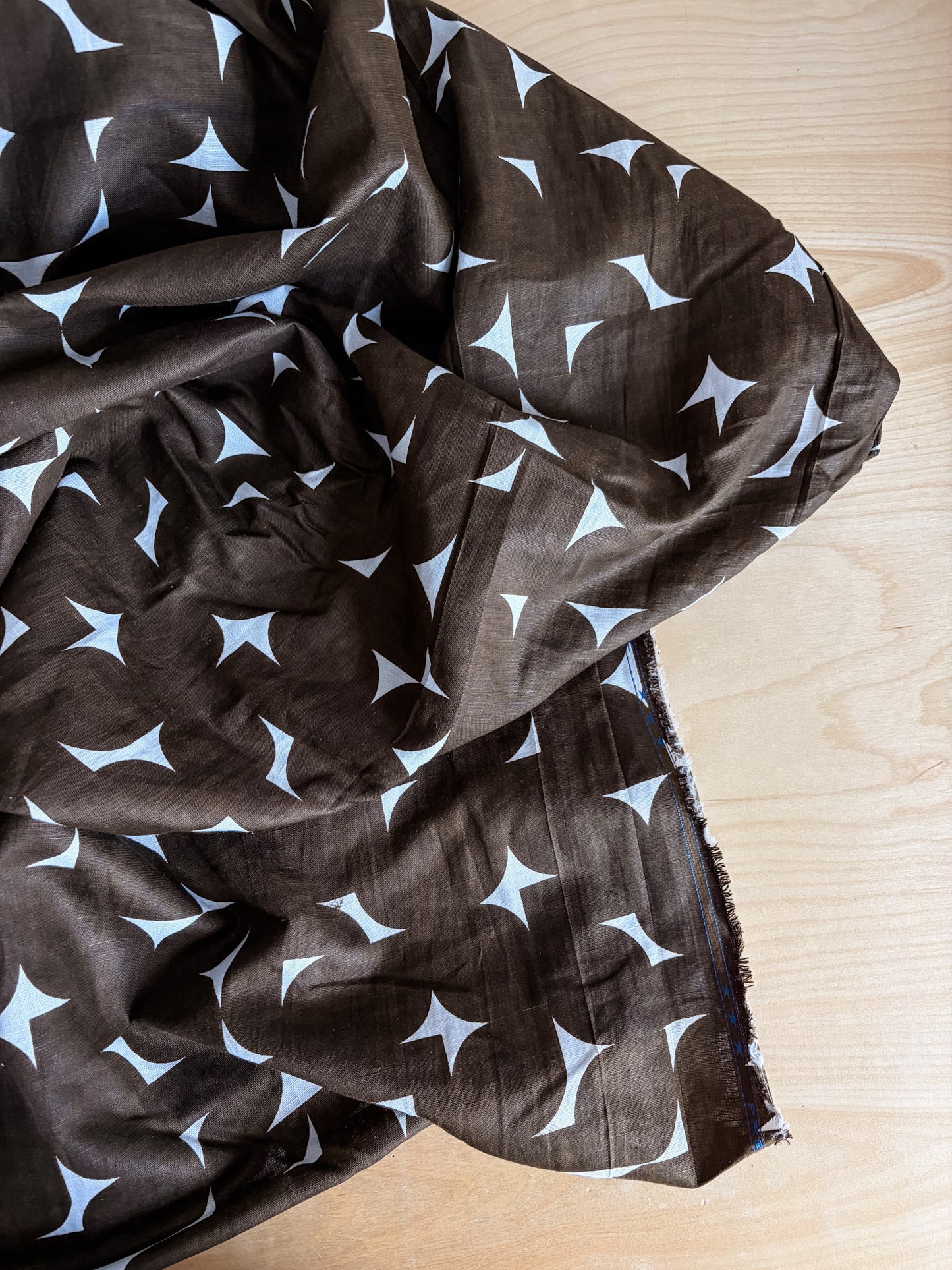 Mirage Cotton/Linen Fabric in Sable