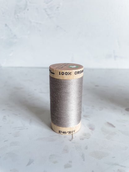 Organic 30wt Cotton Thread – Chateau Gray