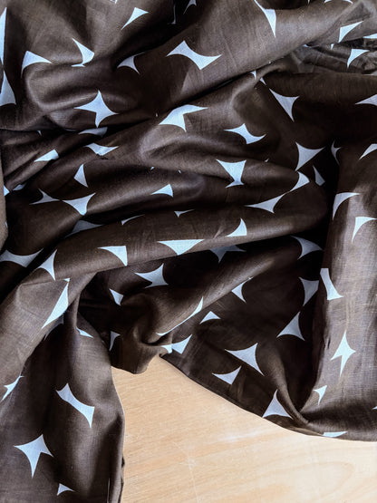 Mirage Cotton/Linen Fabric in Sable