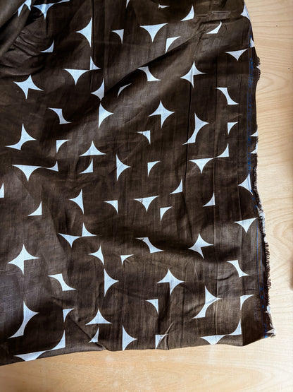 Mirage Cotton/Linen Fabric in Sable