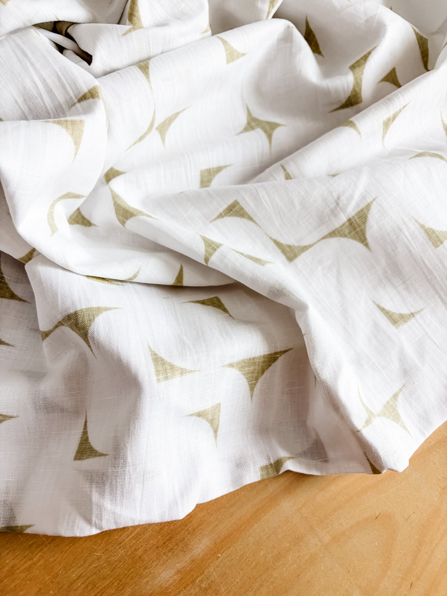 Mirage Cotton/Linen Fabric in Sand