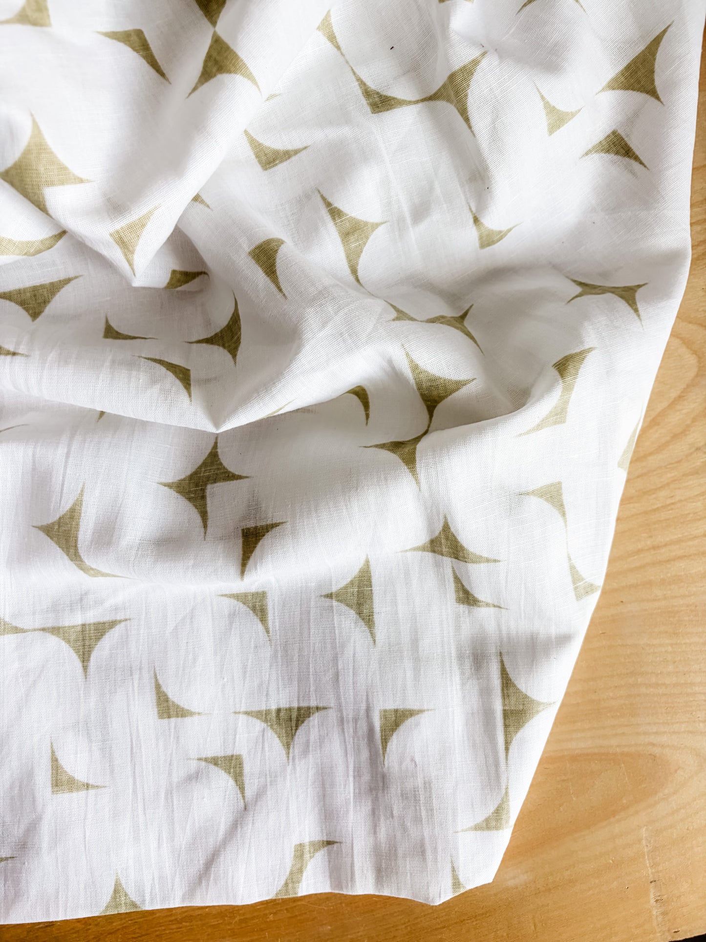 Mirage Cotton/Linen Fabric in Sand