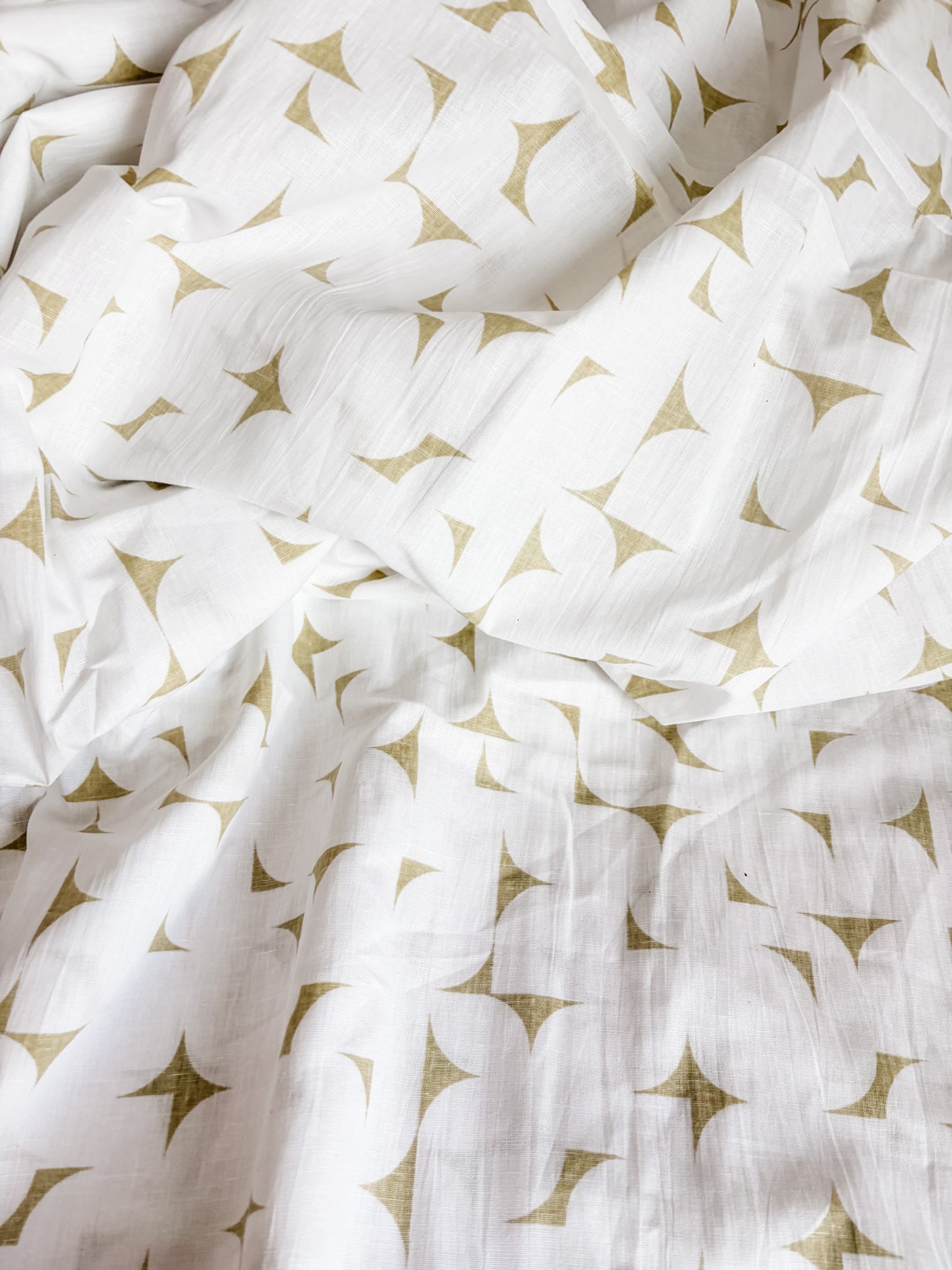 Mirage Cotton/Linen Fabric in Sand