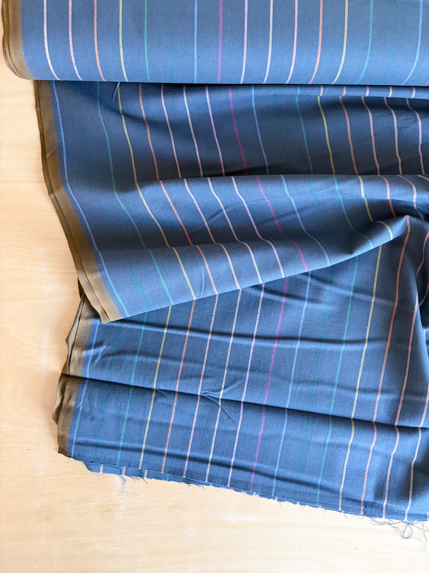 Fableism Lucky Loom – Skinny Stripe in Dark Rainbow