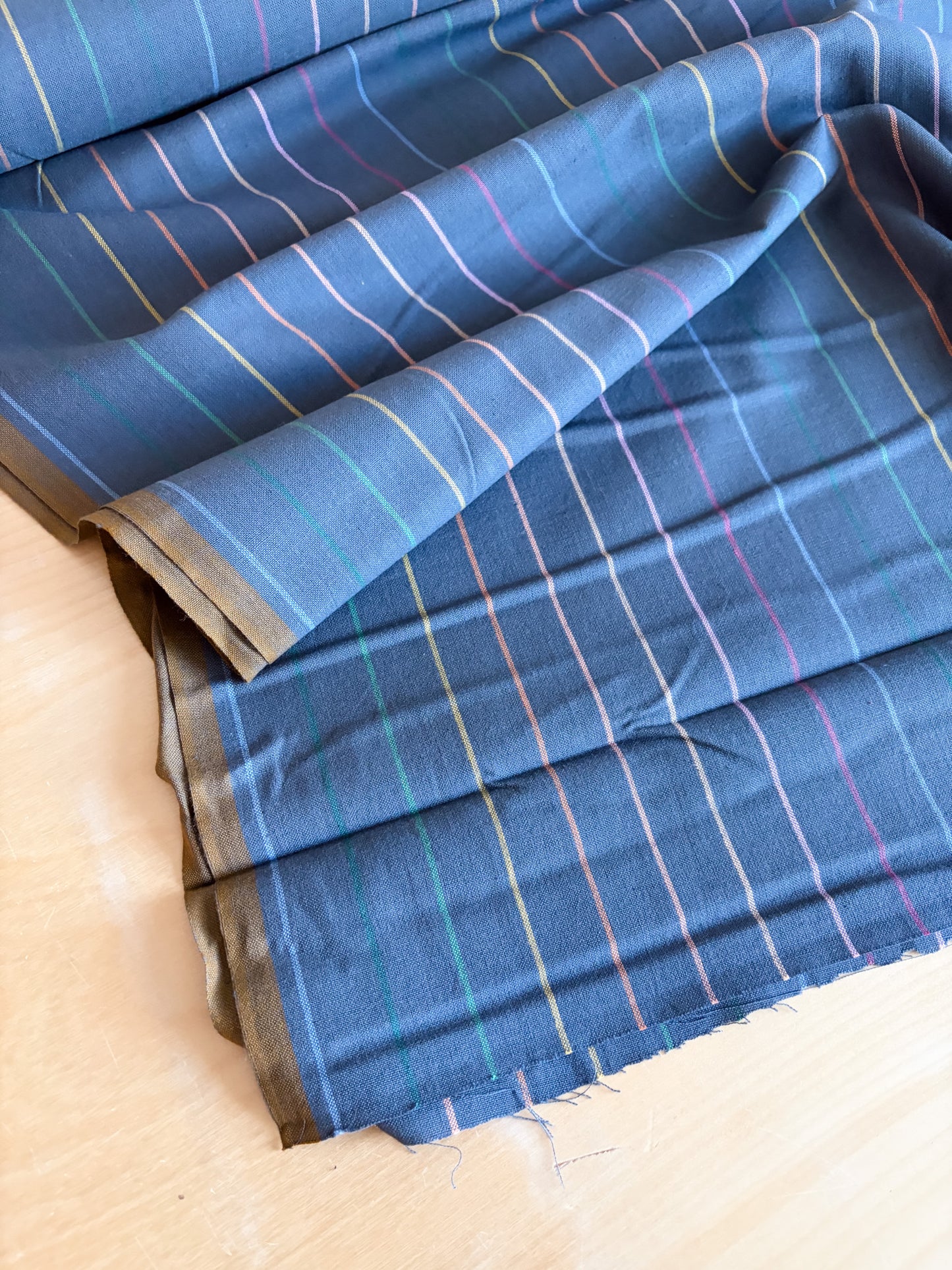 Fableism Lucky Loom – Skinny Stripe in Dark Rainbow