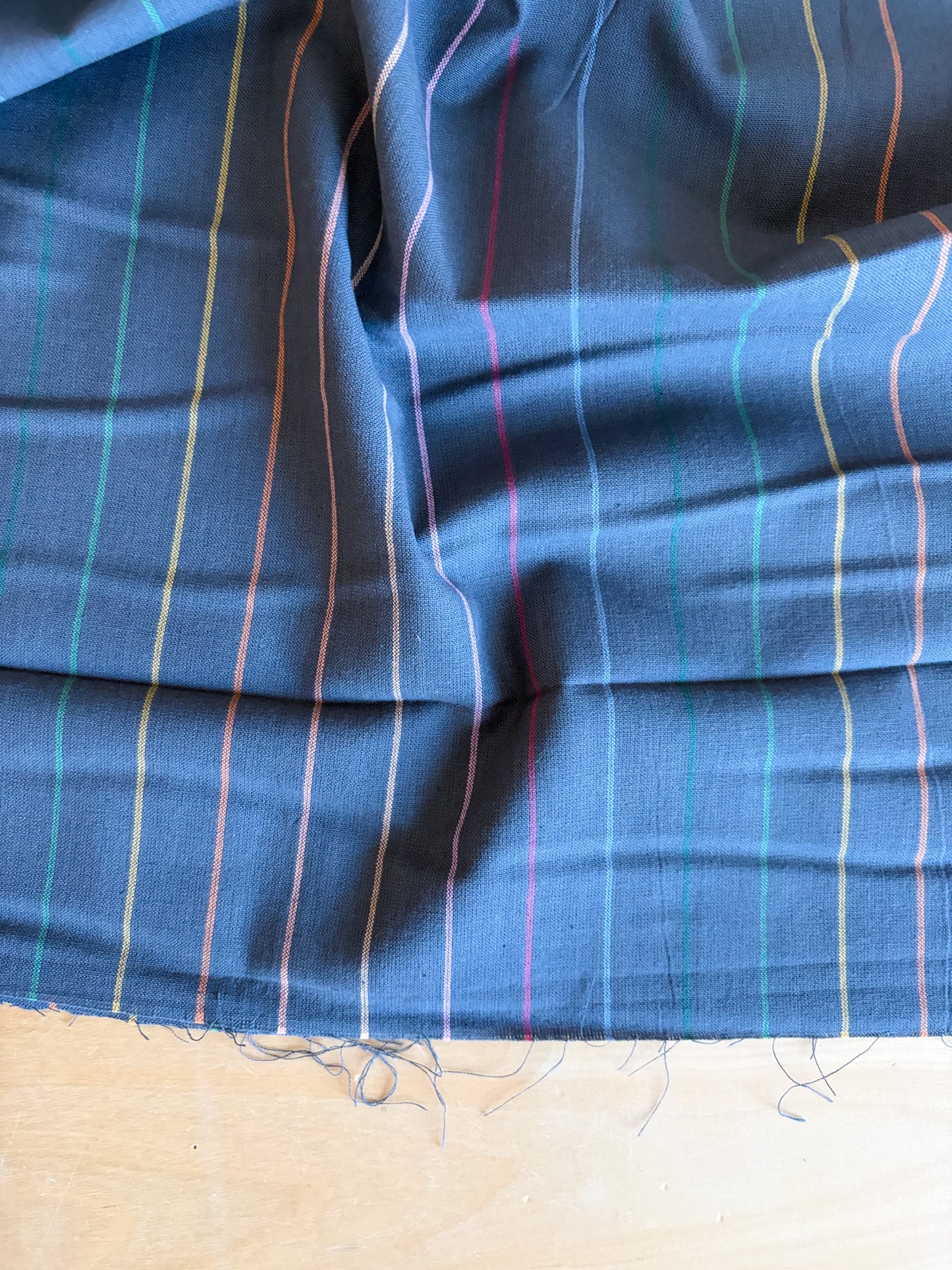 Fableism Lucky Loom – Skinny Stripe in Dark Rainbow