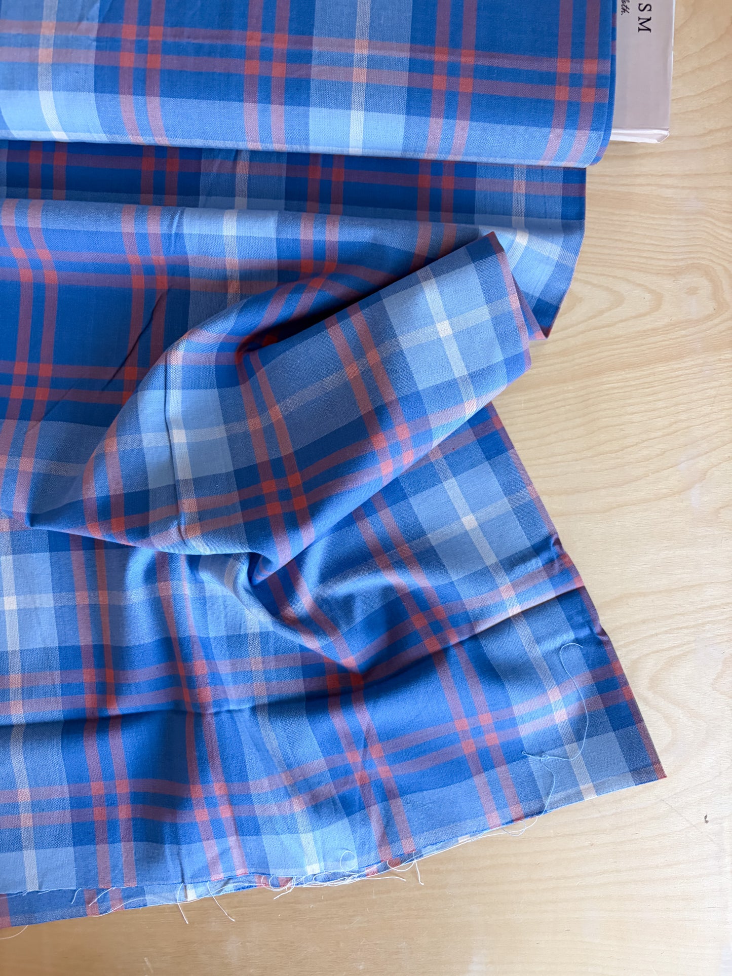 Fableism Arcade Plaid Wovens in Lazuli