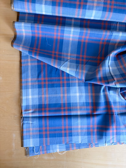 Fableism Arcade Plaid Wovens in Lazuli