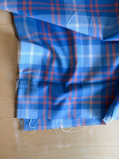 Fableism Arcade Plaid Wovens in Lazuli