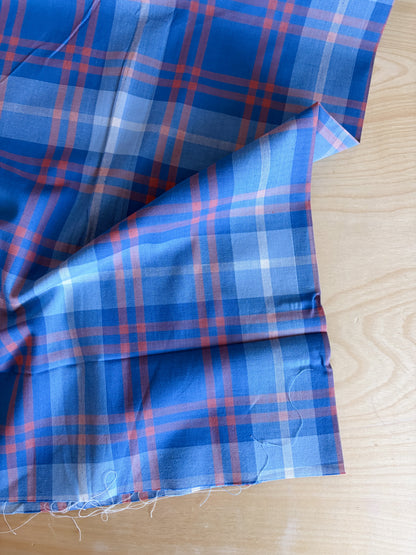 Fableism Arcade Plaid Wovens in Lazuli