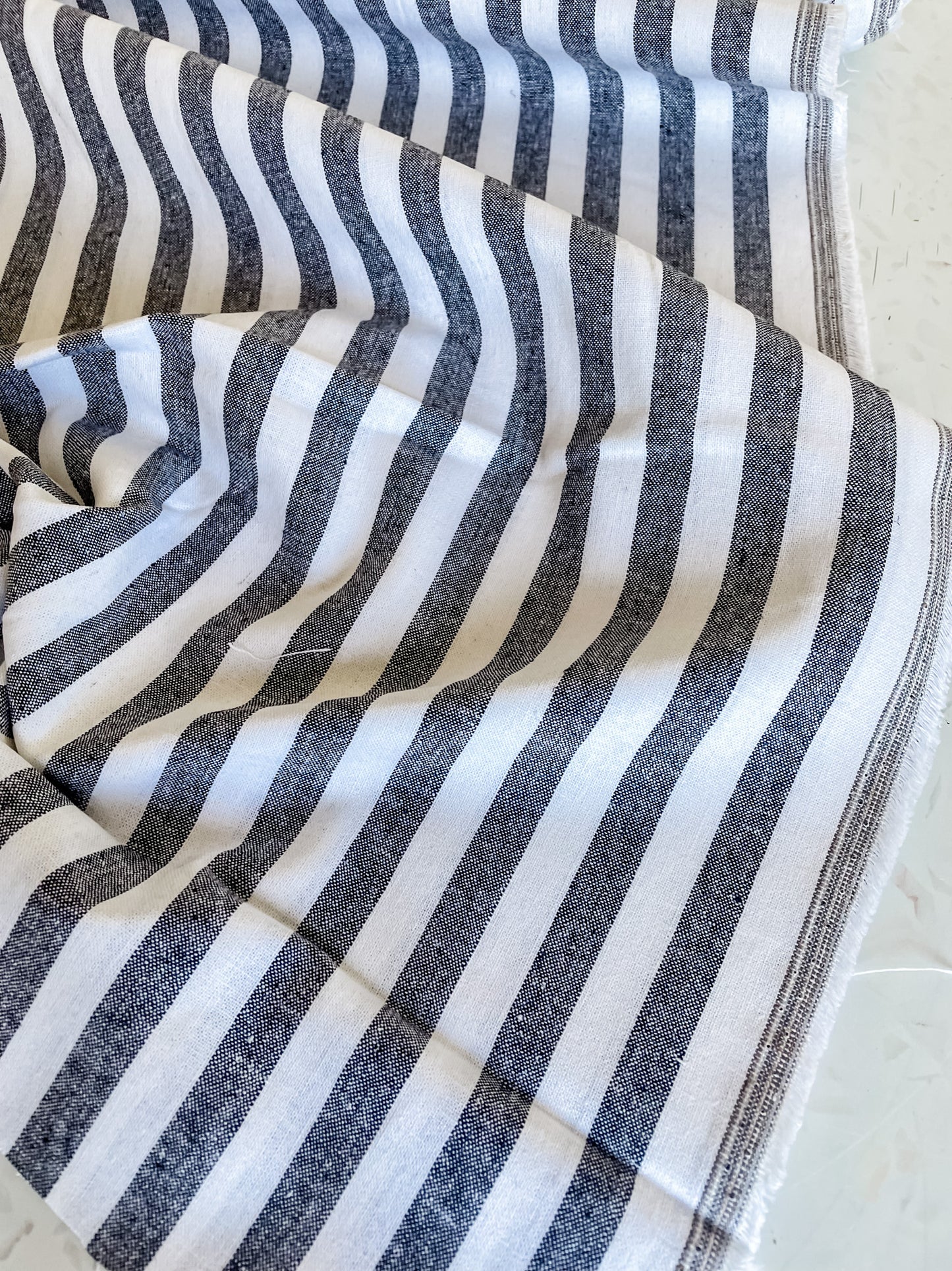 Yarn Dyed Classic Wovens – Black Stripe (Wide)