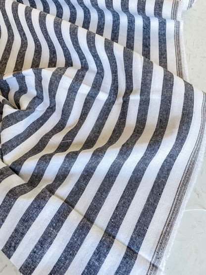 Yarn Dyed Classic Wovens – Black Stripe (Wide)