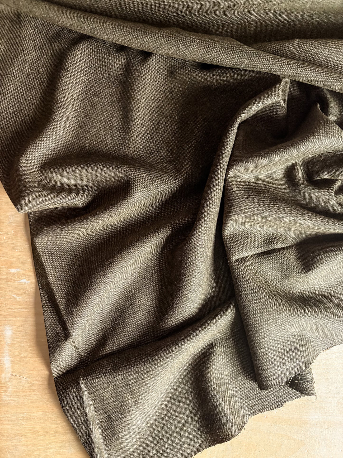 Brussels Washer Linen Blend in Fern