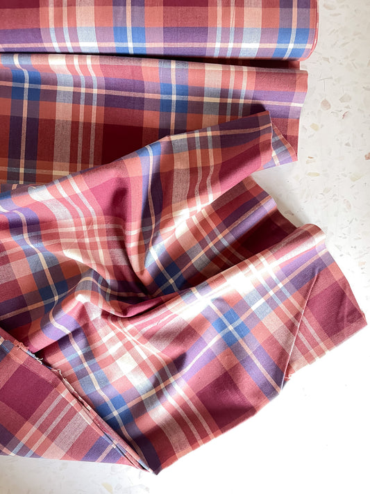 Fableism Arcade Plaid Wovens – Garnet