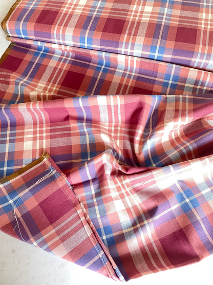 Fableism Arcade Plaid Wovens – Garnet