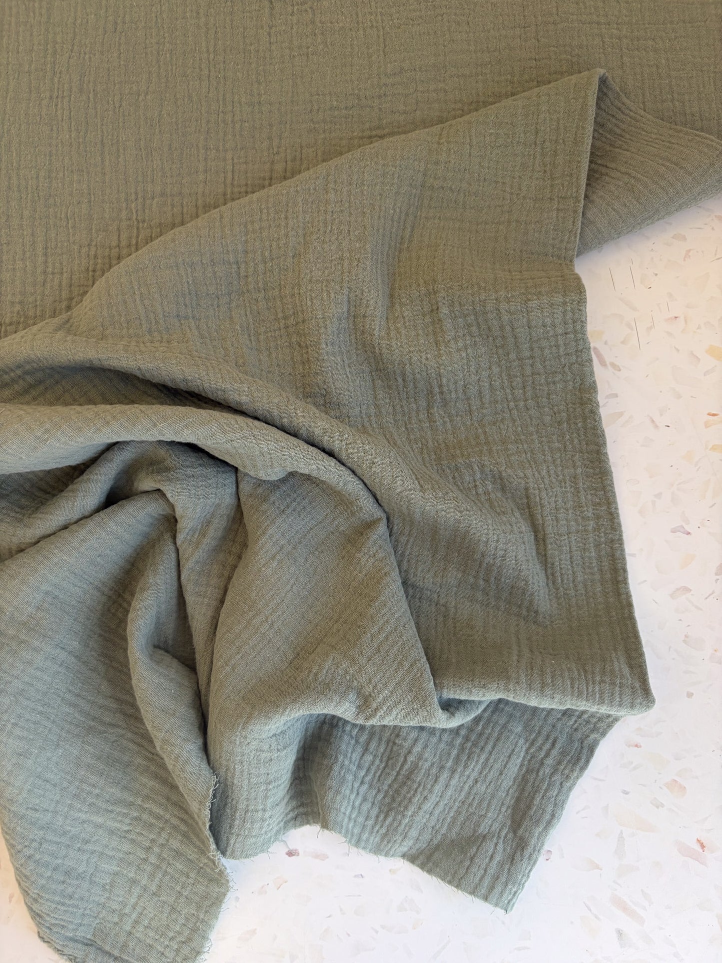 Zola Organic Cotton Double Gauze in Sage