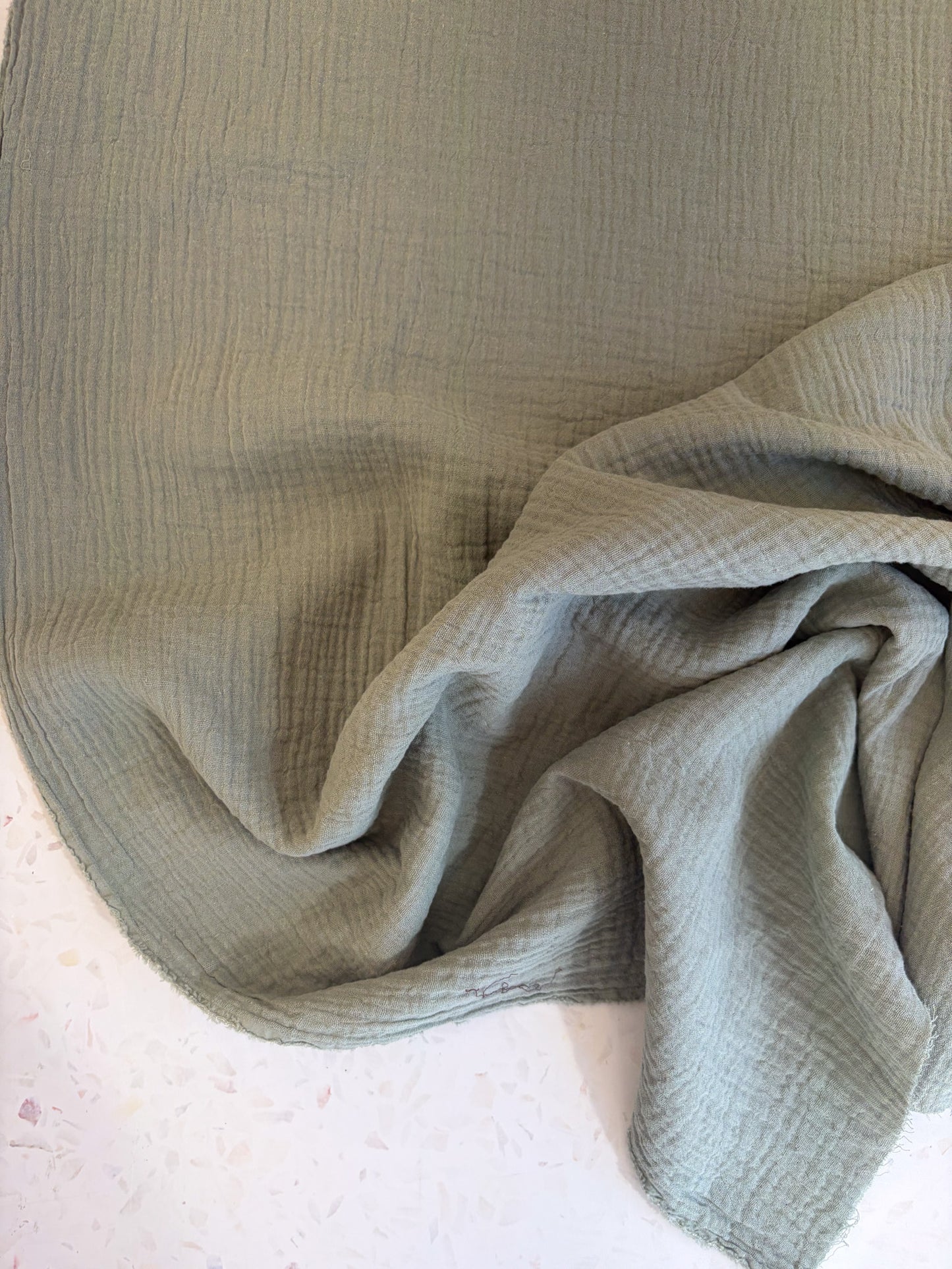 Zola Organic Cotton Double Gauze in Sage