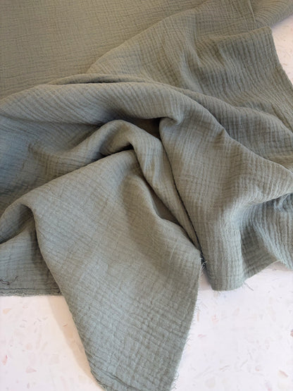 Zola Organic Cotton Double Gauze in Sage