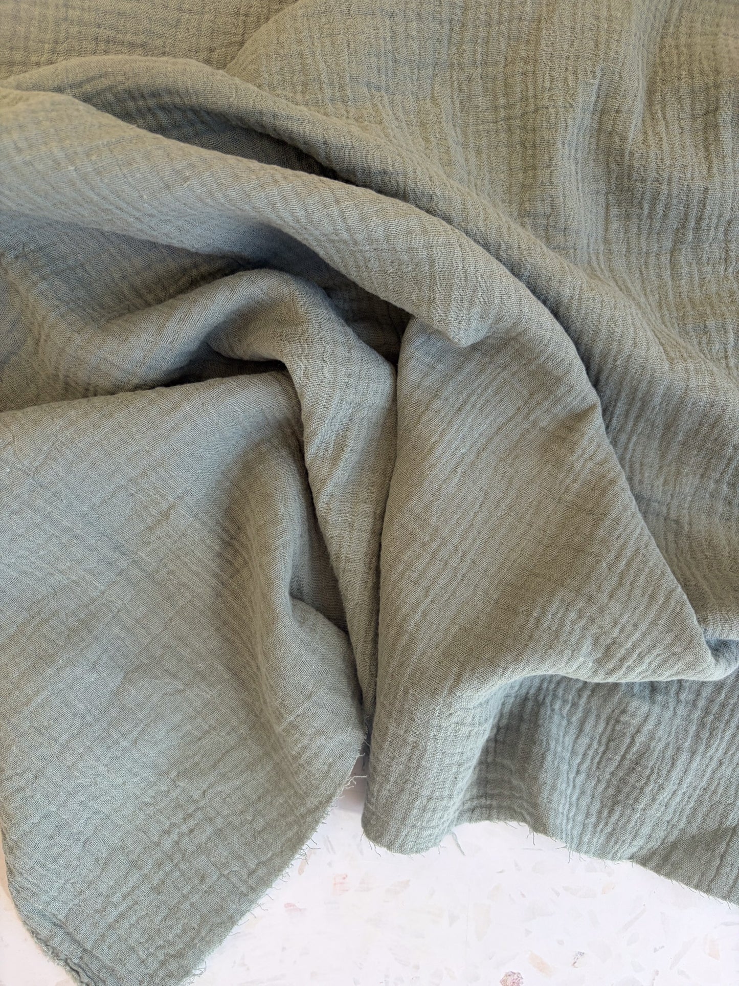 Zola Organic Cotton Double Gauze in Sage