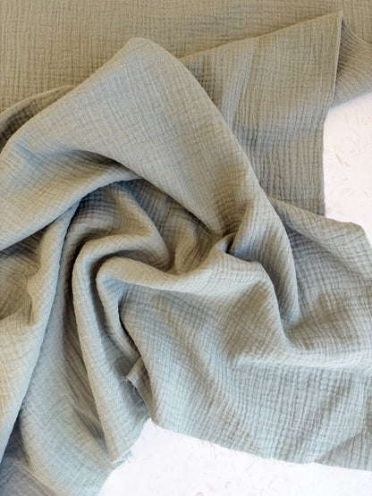 Zola Organic Cotton Double Gauze in Sage