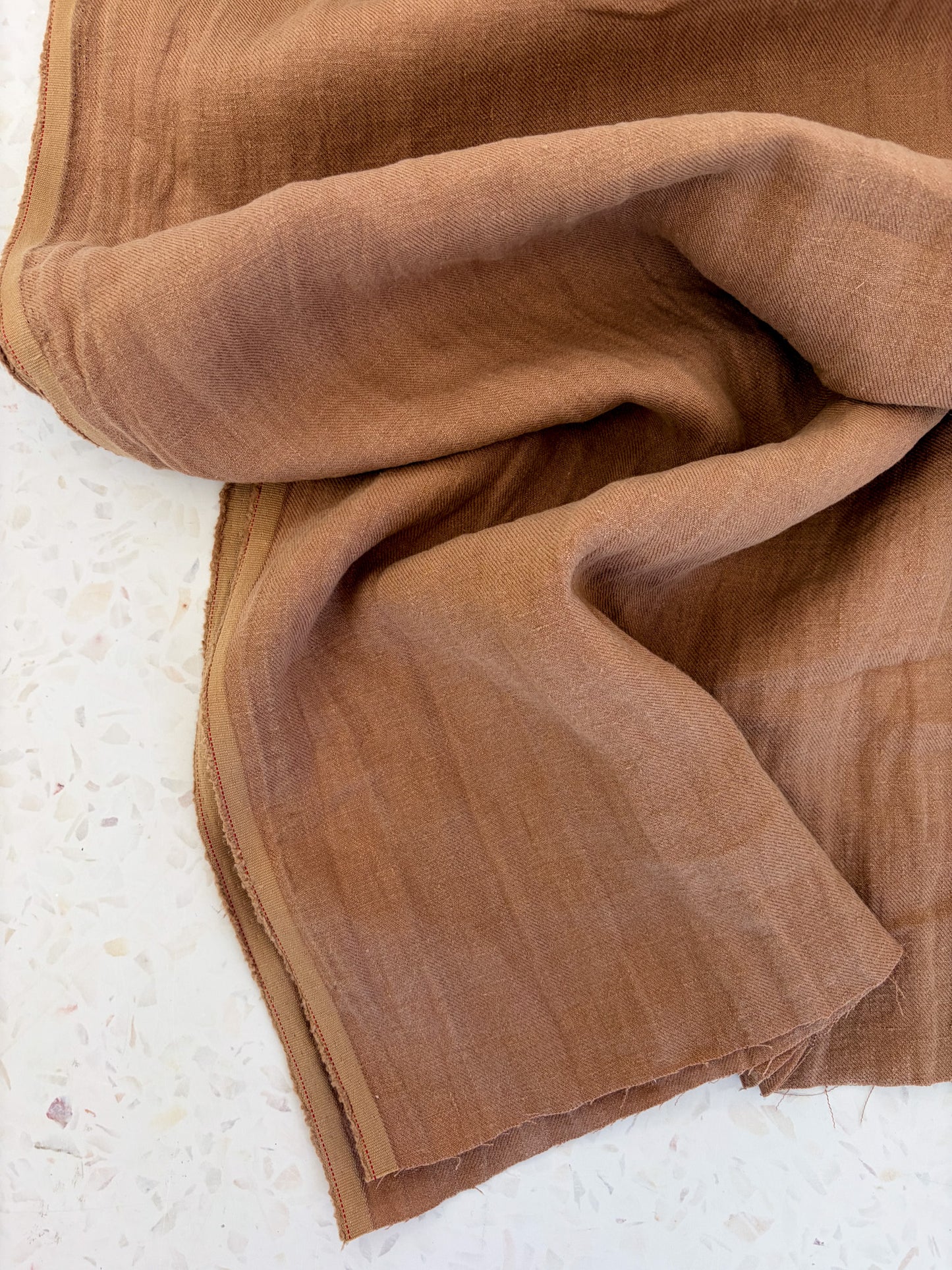 Nomad Heavy Linen Twill in Fawn