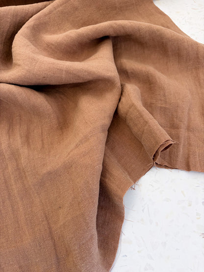 Nomad Heavy Linen Twill in Fawn