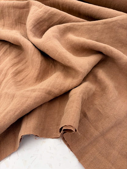 Nomad Heavy Linen Twill in Fawn