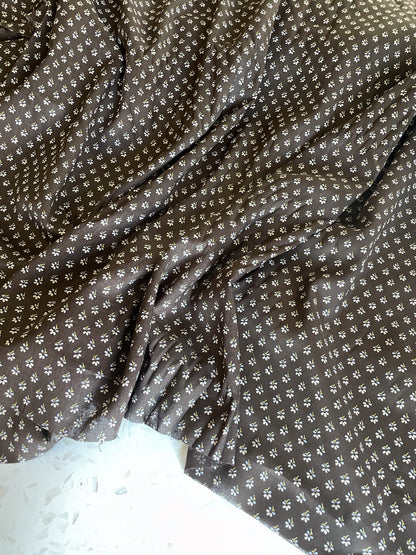 Dark Chocolate Piccolino Cotton/Linen Blend
