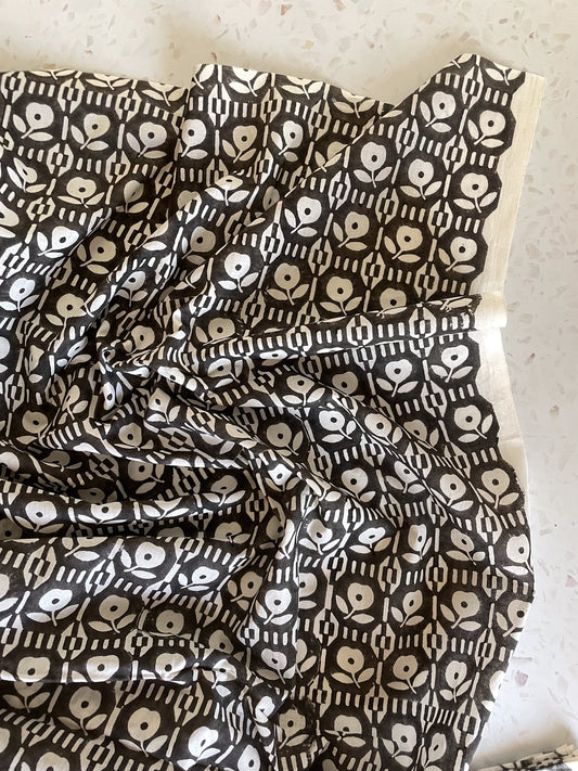 Indian Cotton – Moonflower Blockprint