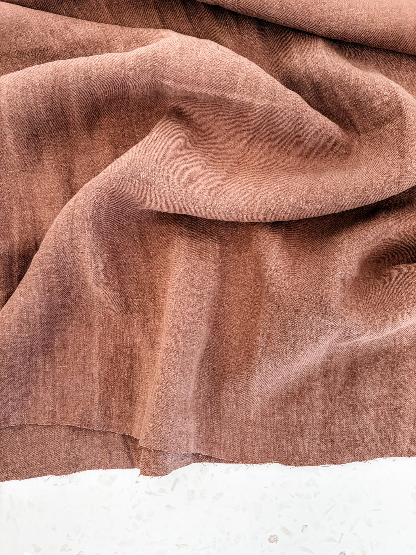 Nomad Heavy Linen Twill in Cocoa