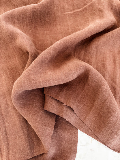 Nomad Heavy Linen Twill in Cocoa