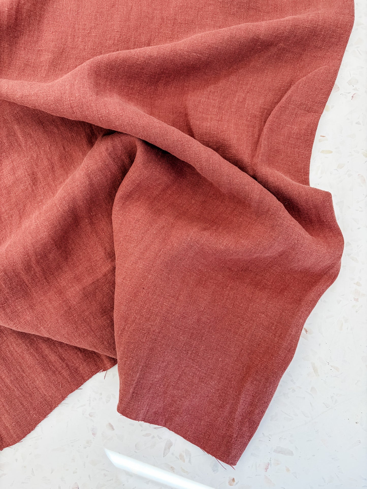 Nomad Heavy Linen Twill in Marsala