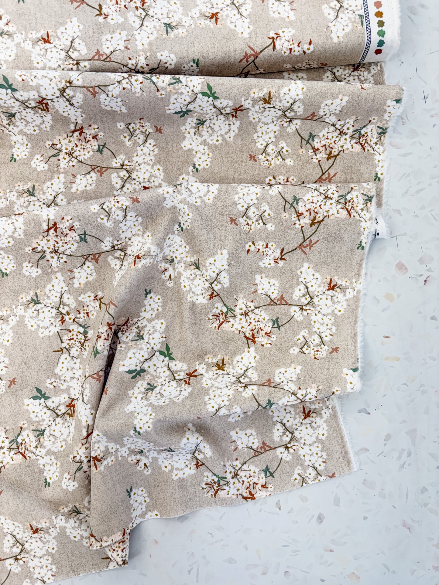 Skye Sakura Quilting Cotton in Sprout