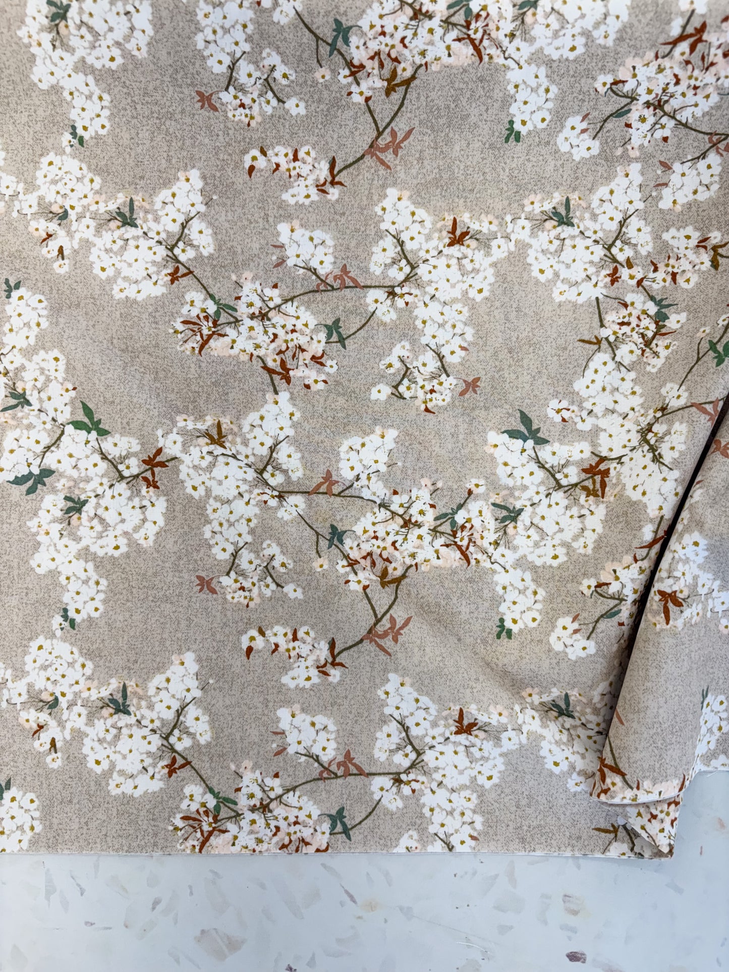 Skye Sakura Quilting Cotton in Sprout