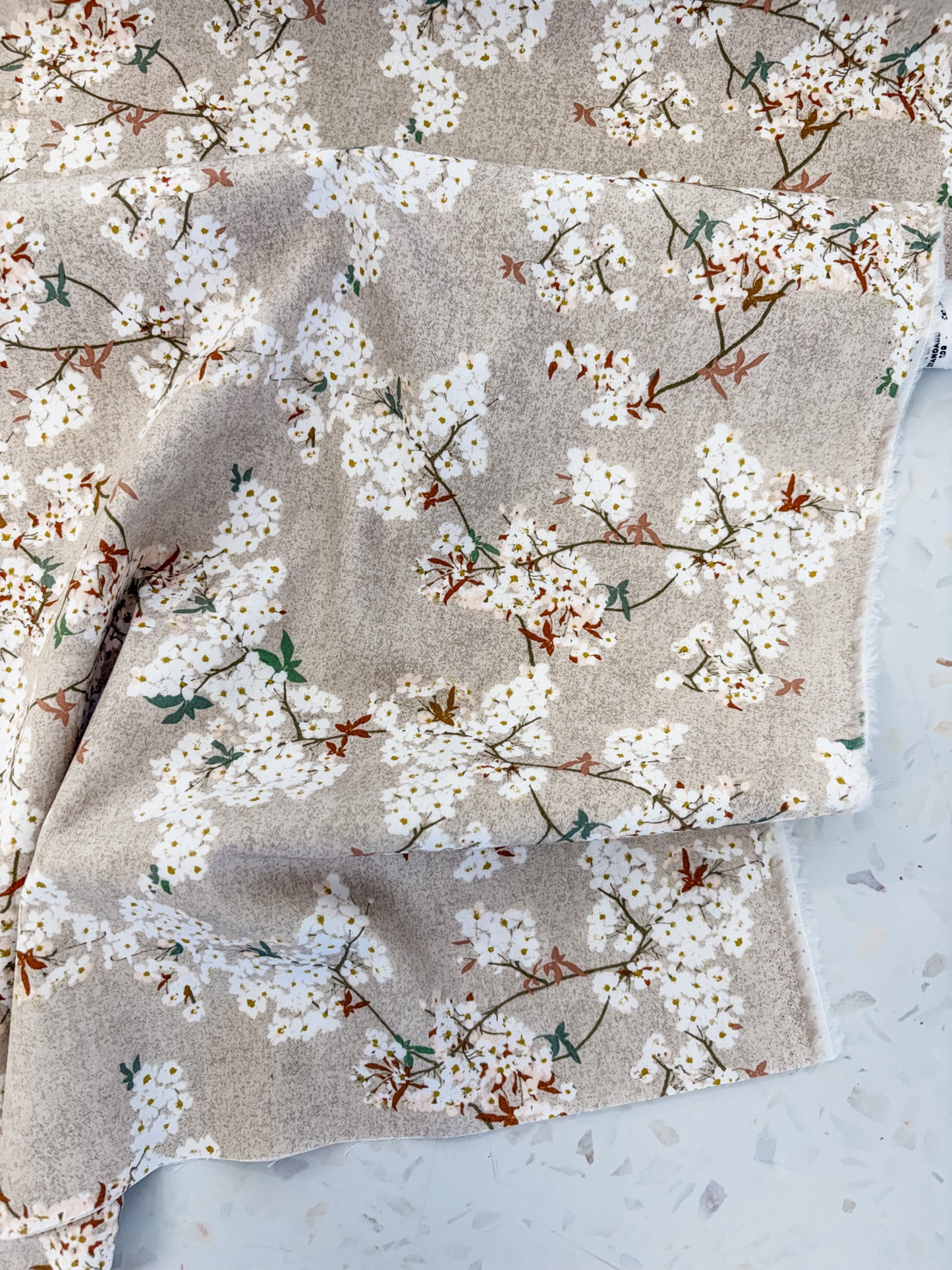 Skye Sakura Quilting Cotton in Sprout