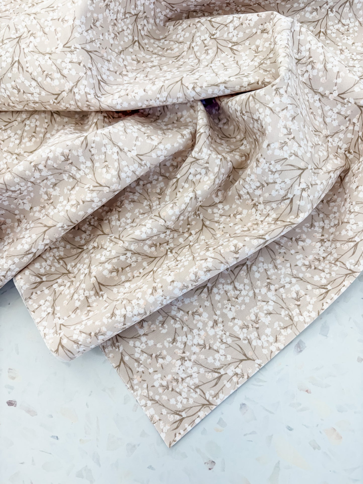 Botanical Ascent Quilting Cotton in Haku